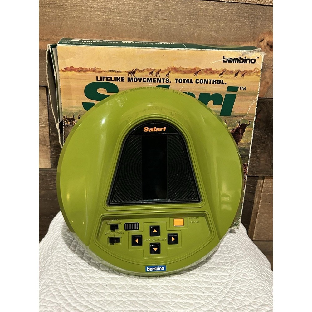 Bambino‎ Safari Electronic Handheld Tabletop VFD Game TESTED WORKING